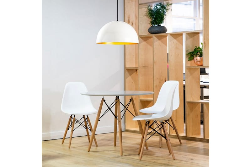 Taklampe Rantesh Hvit - 50 x 50 cm - Belysning - Innendørsbelysning & Lamper - Taklampe - Pendellamper & Hengelamper