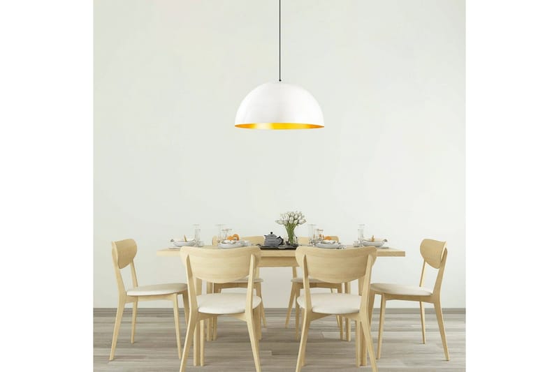 Taklampe Rantesh Hvit - 60 x 60 cm - Belysning - Innendørsbelysning & Lamper - Taklampe - Pendellamper & Hengelamper