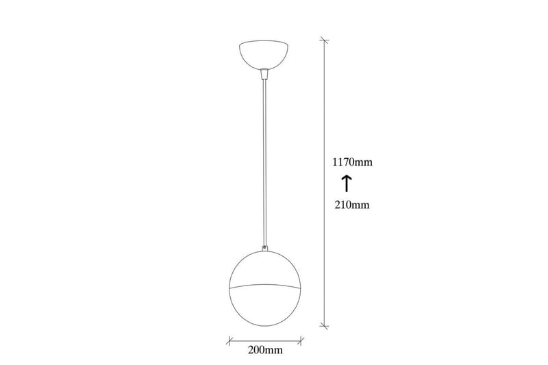 Taklampe Rastogy Vintage / Hvit - Vintage / Hvit - Belysning - Innendørsbelysning & Lamper - Taklampe - Pendellamper & Hengelamper
