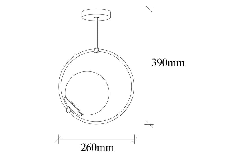 Taklampe Rate 13 svart - Svart - Belysning - Innendørsbelysning & Lamper - Taklampe - Pendellamper & Hengelamper