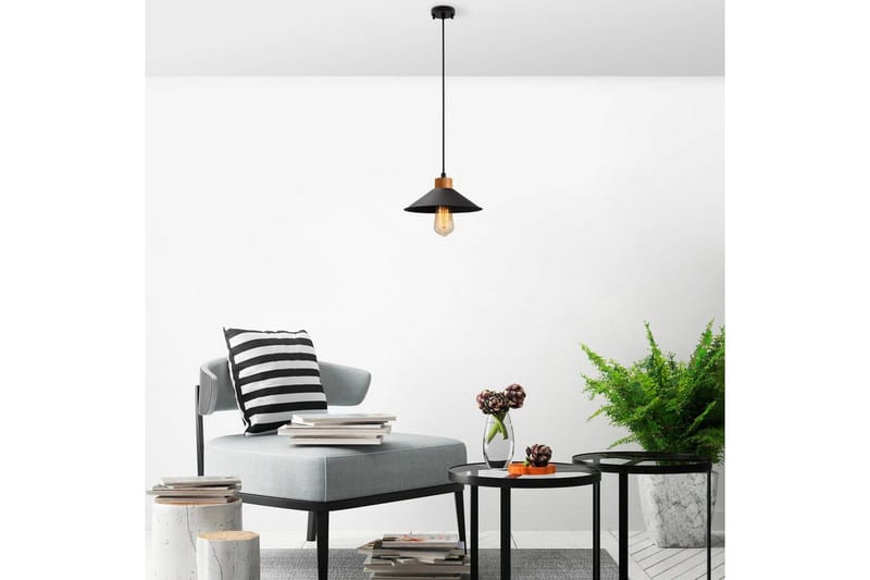 Taklampe Rate 3 Svart - Svart - Belysning - Innendørsbelysning & Lamper - Taklampe - Pendellamper & Hengelamper