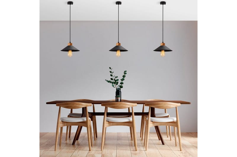 Taklampe Rate 3 Svart - Svart - Belysning - Innendørsbelysning & Lamper - Taklampe - Pendellamper & Hengelamper