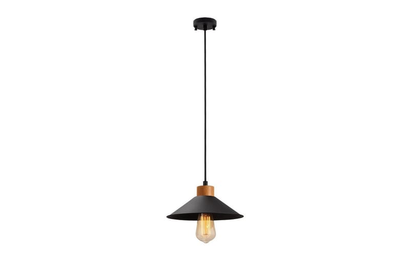 Taklampe Rate 3 Svart, Svart
