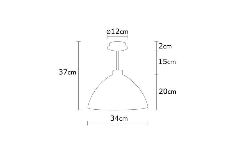 Taklampe Ratiman Gull - Gull - Belysning - Innendørsbelysning & Lamper - Taklampe - Pendellamper & Hengelamper