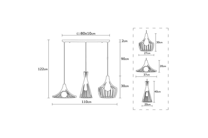 Taklampe Renla Kobber - Kobber - Belysning - Innendørsbelysning & Lamper - Taklampe - Pendellamper & Hengelamper