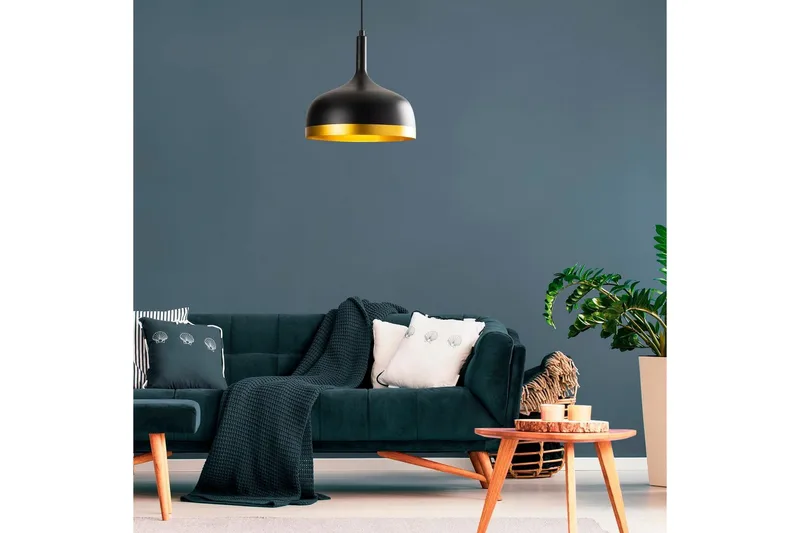 Taklampe Revan Svart / Gull - Gull/Svart - Belysning - Innendørsbelysning & Lamper - Taklampe - Pendellamper & Hengelamper