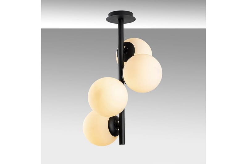 Taklampe Rysta Svart - Svart - Belysning - Innendørsbelysning & Lamper - Taklampe - Pendellamper & Hengelamper