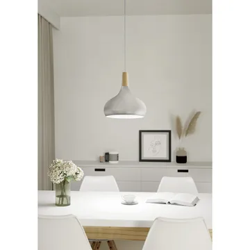 Taklampe Sabinar - Børstet sølv/brun, 280 mm - Belysning - Innendørsbelysning & Lamper - Taklampe - Pendellamper & Hengelamper