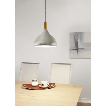 Taklampe Sabinar - Børstet sølv/brun, 280 mm - Belysning - Innendørsbelysning & Lamper - Taklampe - Pendellamper & Hengelamper