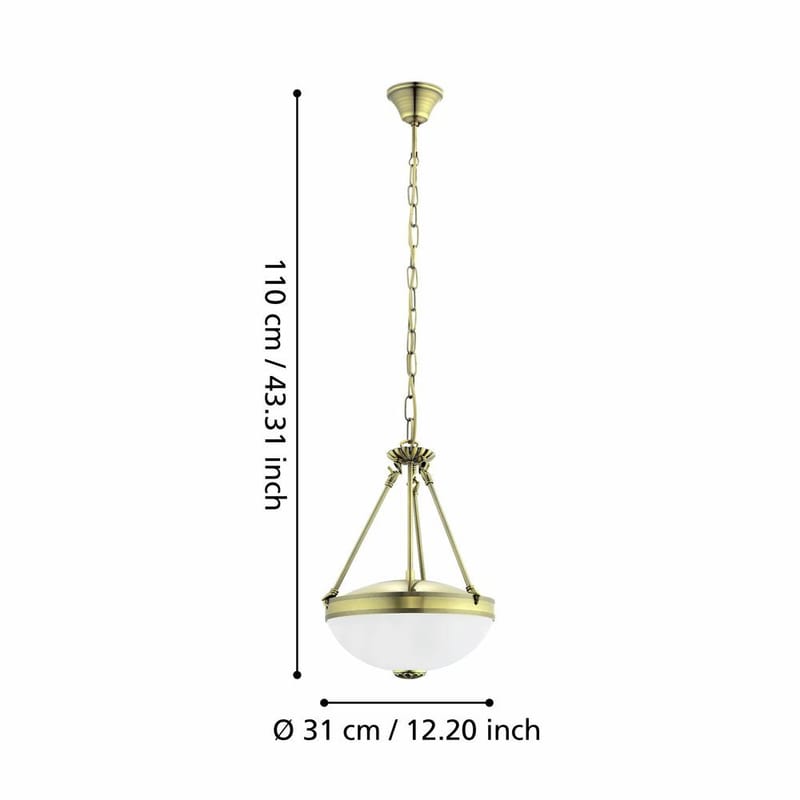 Taklampe Savoy - 31 cm - Belysning - Innendørsbelysning & Lamper - Taklampe - Pendellamper & Hengelamper