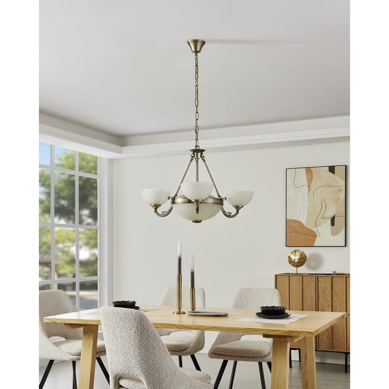 Taklampe Savoy med 3 lamper - 74 cm - Belysning - Innendørsbelysning & Lamper - Taklampe - Pendellamper & Hengelamper