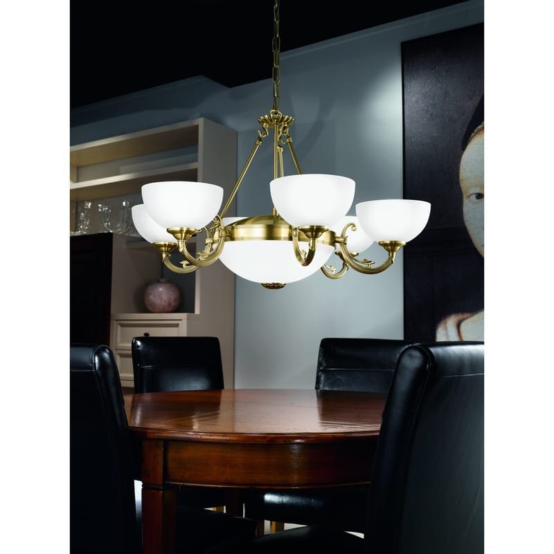 Taklampe Savoy med 6 lamper - 74 cm - Belysning - Innendørsbelysning & Lamper - Taklampe - Pendellamper & Hengelamper