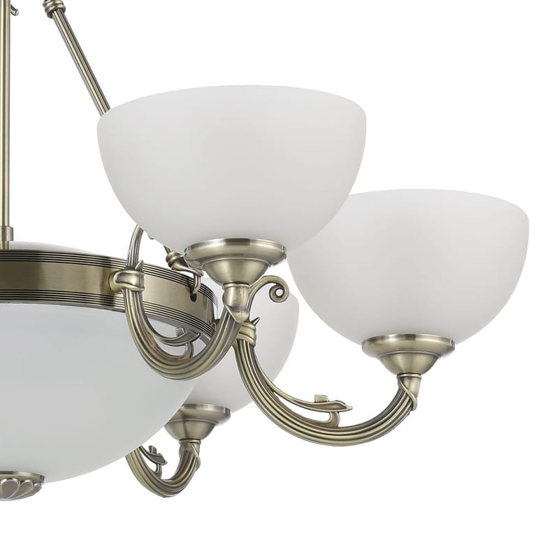 Taklampe Savoy med 6 lamper - 74 cm - Belysning - Innendørsbelysning & Lamper - Taklampe - Krystallkrone & takkrone