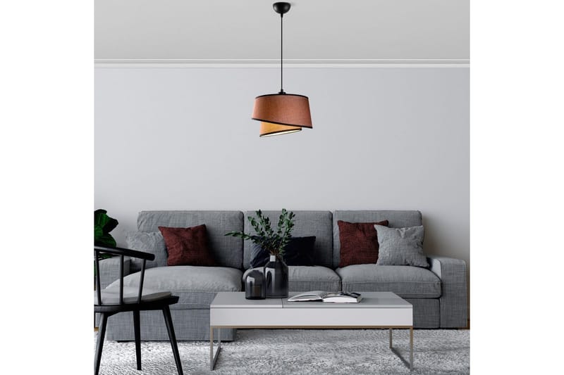 Taklampe Scene Mørk brun - Mørk brun - Belysning - Innendørsbelysning & Lamper - Taklampe - Pendellamper & Hengelamper