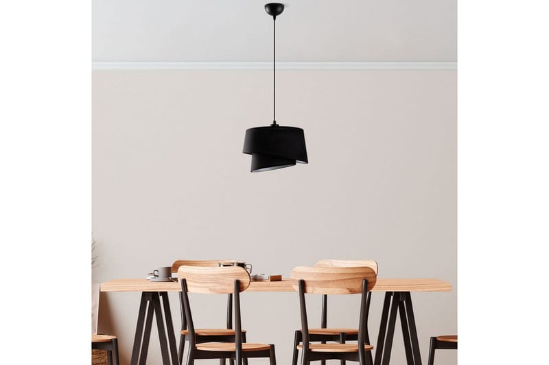 Taklampe Scene Svart - Svart - Belysning - Innendørsbelysning & Lamper - Taklampe - Pendellamper & Hengelamper