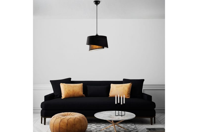 Taklampe Scene Svart - Svart - Belysning - Innendørsbelysning & Lamper - Taklampe - Pendellamper & Hengelamper