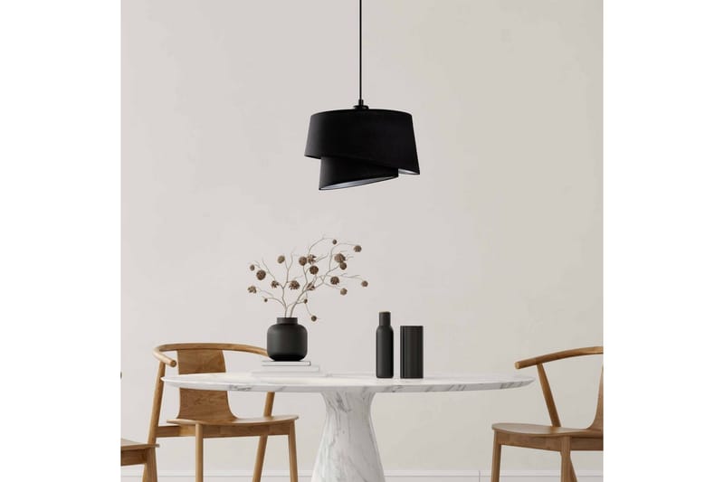 Taklampe Scene Svart - Svart - Belysning - Innendørsbelysning & Lamper - Taklampe - Pendellamper & Hengelamper