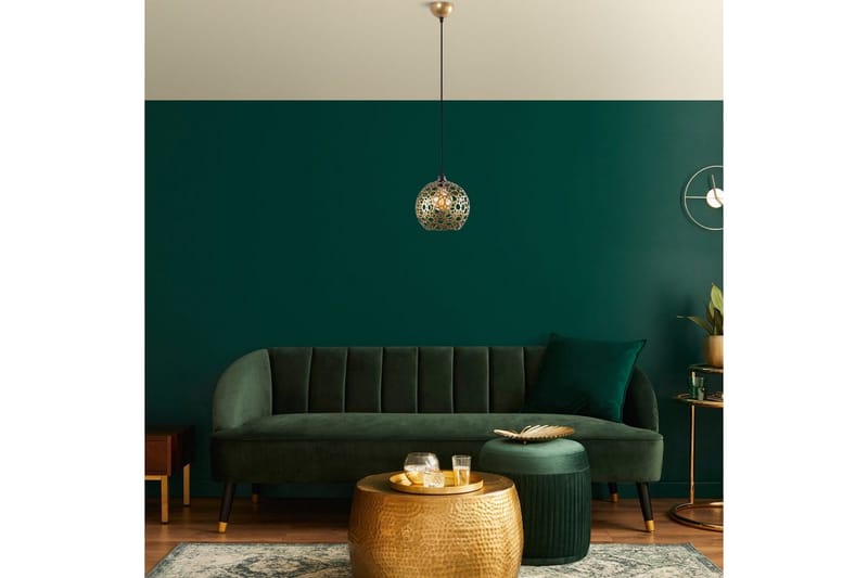 Taklampe Silen Gull - Diameter: 25 cm - Belysning - Innendørsbelysning & Lamper - Taklampe - Pendellamper & Hengelamper