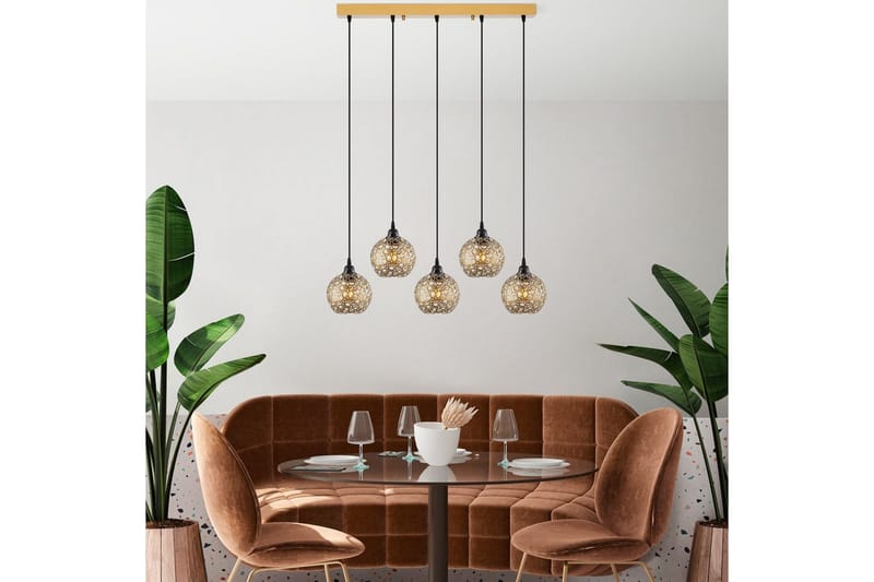 Taklampe Silen Trippel Gull - Gull - Belysning - Innendørsbelysning & Lamper - Taklampe - Pendellamper & Hengelamper