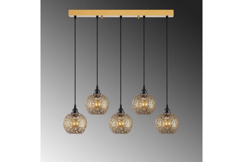 Taklampe Silen Trippel Gull - Gull - Belysning - Innendørsbelysning & Lamper - Taklampe - Pendellamper & Hengelamper