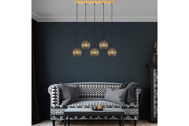 Taklampe Silen Trippel Gull - Gull - Belysning - Innendørsbelysning & Lamper - Taklampe - Pendellamper & Hengelamper