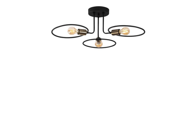 Taklampe Sirkel Svart - Svart - Belysning - Innendørsbelysning & Lamper - Taklampe - Pendellamper & Hengelamper