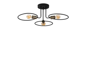 Taklampe Sirkel Svart - Svart - Belysning - Innendørsbelysning & Lamper - Taklampe - Pendellamper & Hengelamper