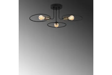 Taklampe Sirkel Svart - Svart - Belysning - Innendørsbelysning & Lamper - Taklampe - Pendellamper & Hengelamper