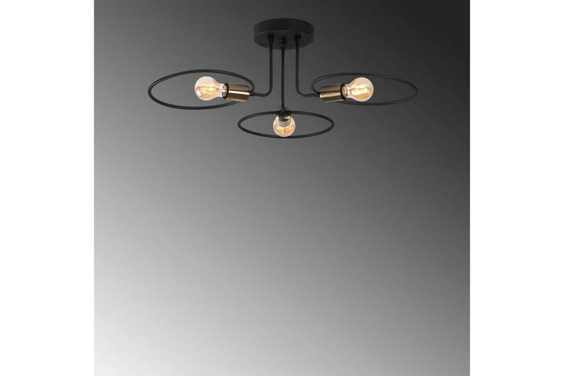 Taklampe Sirkel Svart - Svart - Belysning - Innendørsbelysning & Lamper - Taklampe - Pendellamper & Hengelamper