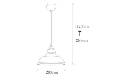 Taklampe Sondar Svart - Svart - Belysning - Innendørsbelysning & Lamper - Taklampe - Pendellamper & Hengelamper