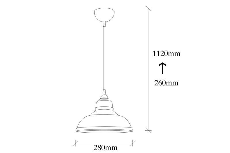 Taklampe Sondar Svart - Svart - Belysning - Innendørsbelysning & Lamper - Taklampe - Pendellamper & Hengelamper