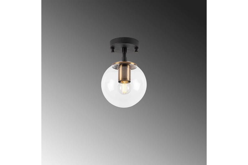 Taklampe Sone Svart / Antikk / Gjennomsiktig - Svart / Antikk / Gjennomsiktig - Belysning - Innendørsbelysning & Lamper - Taklampe - Pendellamper & Hengelamper