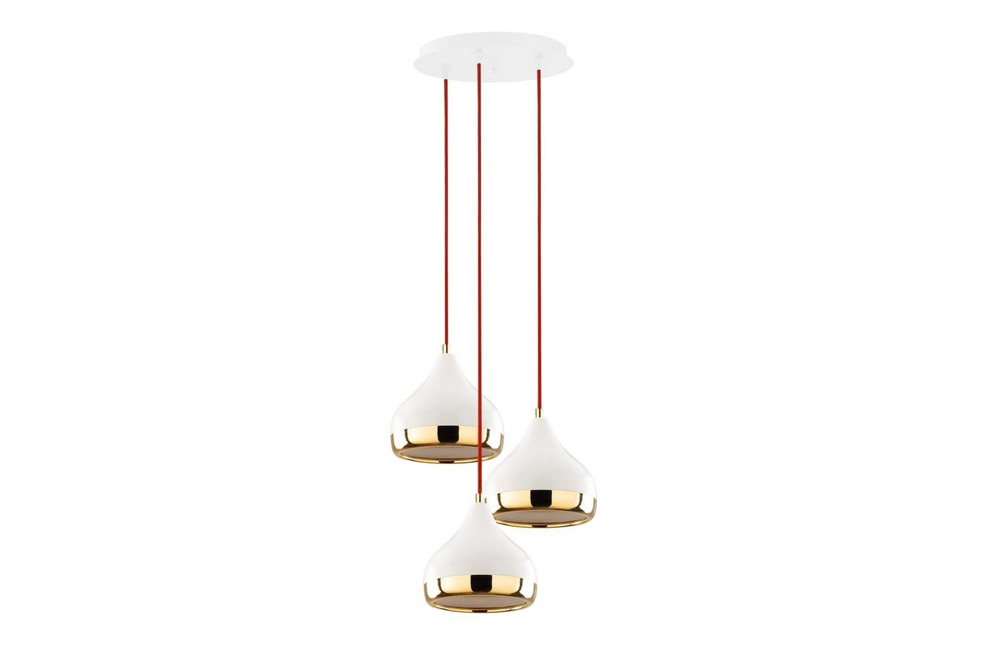 Taklampe Sood Hvit / Rød / Gull - Hvit / Rød / Gull