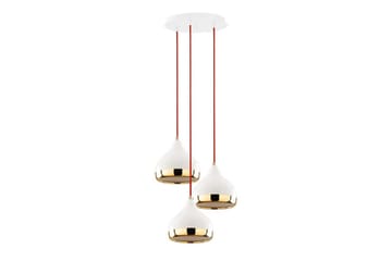 Taklampe Sood Hvit / Rød / Gull - Hvit / Rød / Gull - Belysning - Innendørsbelysning & Lamper - Taklampe - Pendellamper & Hengelamper