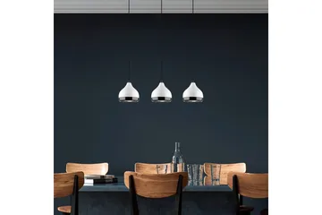 Taklampe Sood Hvit / Sølv - Hvit / Sølv - Belysning - Innendørsbelysning & Lamper - Taklampe - Pendellamper & Hengelamper