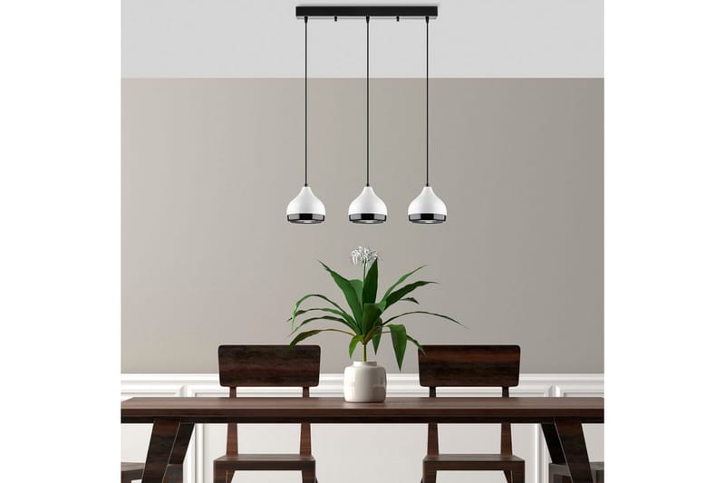 Taklampe Sood Hvit / Sølv - Hvit / Sølv - Belysning - Innendørsbelysning & Lamper - Taklampe - Pendellamper & Hengelamper