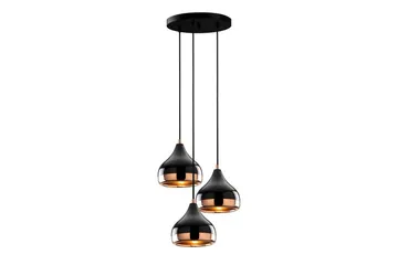 Taklampe Sood Kobber / Svart - Kobber / Svart - Belysning - Innendørsbelysning & Lamper - Taklampe - Pendellamper & Hengelamper