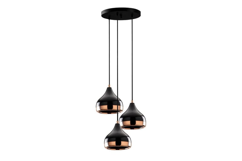 Taklampe Sood Kobber / Svart - Kobber / Svart - Belysning - Innendørsbelysning & Lamper - Taklampe - Pendellamper & Hengelamper