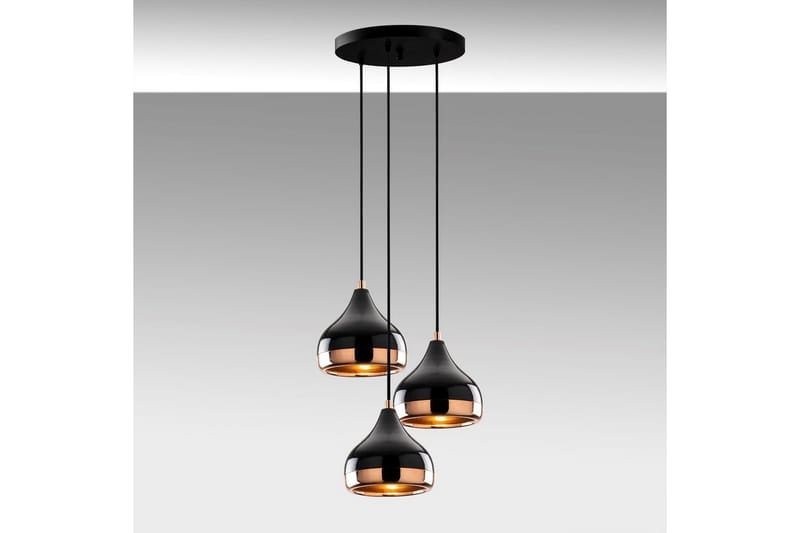 Taklampe Sood Kobber / Svart - Kobber / Svart - Belysning - Innendørsbelysning & Lamper - Taklampe - Pendellamper & Hengelamper