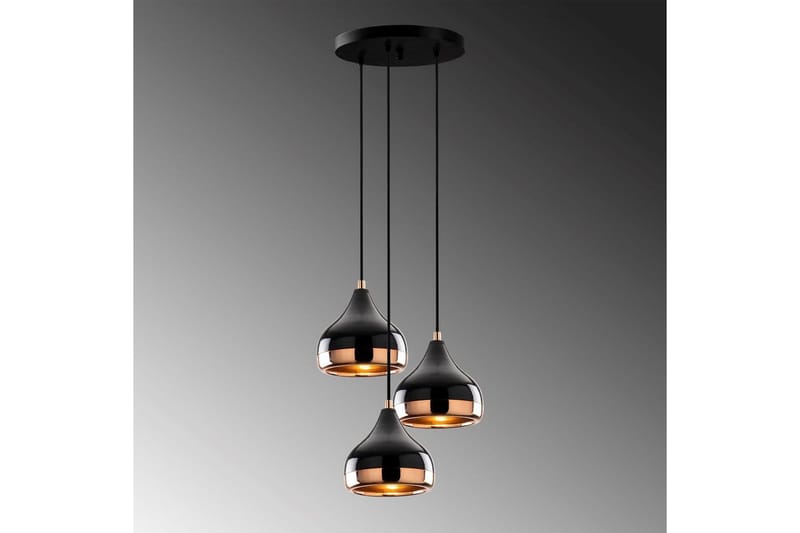 Taklampe Sood Kobber / Svart - Kobber / Svart - Belysning - Innendørsbelysning & Lamper - Taklampe - Pendellamper & Hengelamper