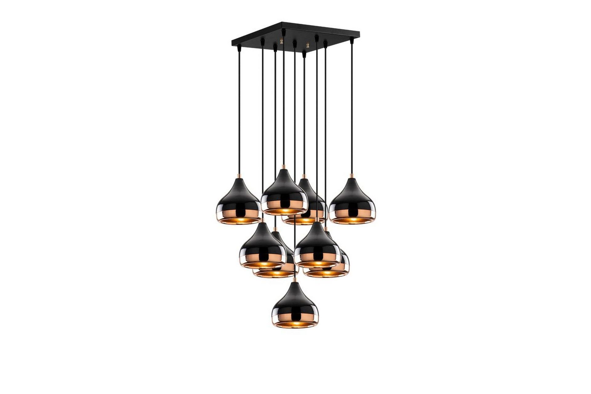 Taklampe Soodn Svart / Kobber - Svart