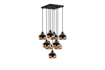 Taklampe Soodn Svart / Kobber - Svart - Belysning - Innendørsbelysning & Lamper - Taklampe - Pendellamper & Hengelamper