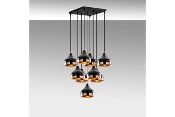 Taklampe Soodn Svart / Kobber - Svart - Belysning - Innendørsbelysning & Lamper - Taklampe - Pendellamper & Hengelamper