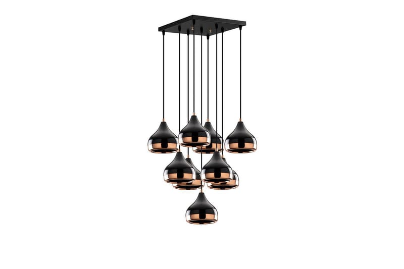 Taklampe Soodn Svart / Kobber - Svart - Belysning - Innendørsbelysning & Lamper - Taklampe - Pendellamper & Hengelamper