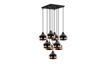 Taklampe Soodn Svart / Kobber - Svart - Belysning - Innendørsbelysning & Lamper - Taklampe - Pendellamper & Hengelamper