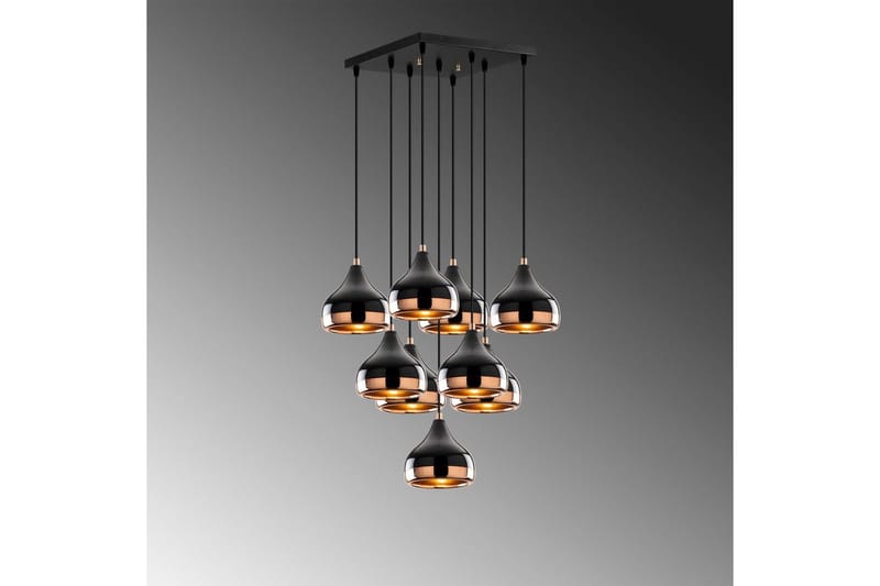 Taklampe Soodn Svart / Kobber - Svart - Belysning - Innendørsbelysning & Lamper - Taklampe - Pendellamper & Hengelamper
