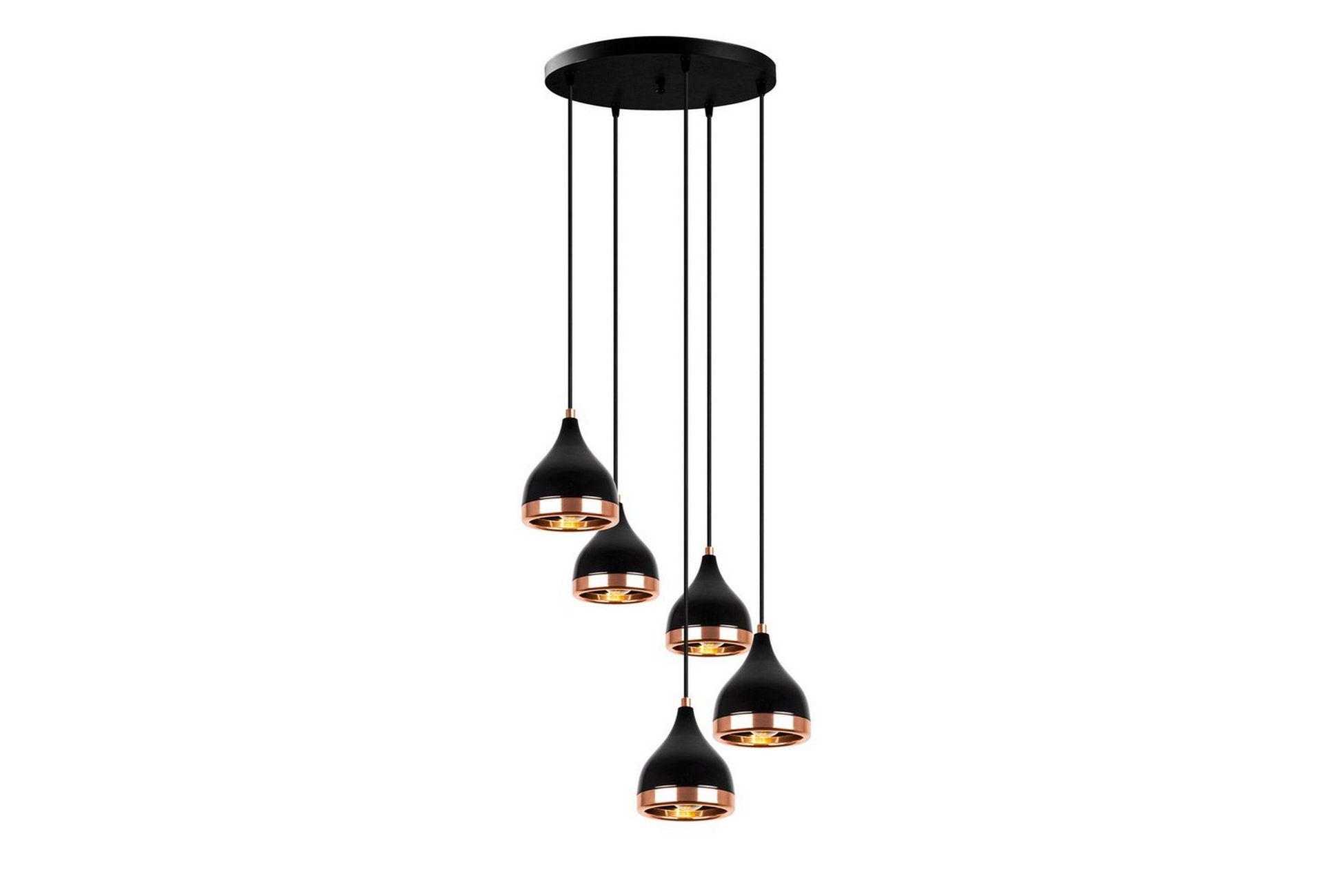 Taklampe Soodne Svart / Kobber - Kobber/Svart
