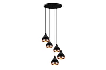 Taklampe Soodne Svart / Kobber - Kobber/Svart - Belysning - Innendørsbelysning & Lamper - Taklampe - Pendellamper & Hengelamper