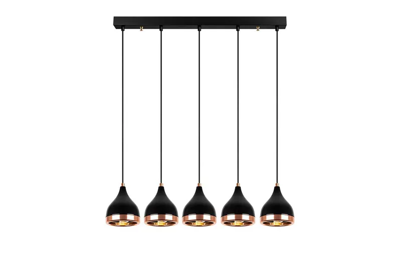 Taklampe Soodne Svart / Kobber, Kobber/Svart