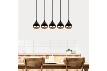 Taklampe Soodne Svart / Kobber - Kobber/Svart - Belysning - Innendørsbelysning & Lamper - Taklampe - Pendellamper & Hengelamper